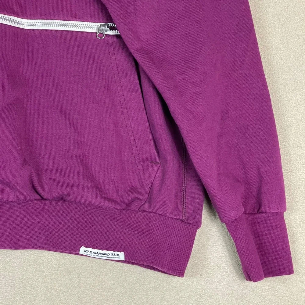 Nike Standard Issue Purple Hoodie Mens L‎ Sweatshirt Pullover Classic Modern